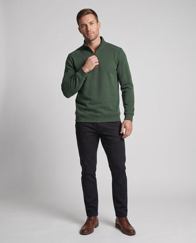 Herren Thermo-Halbzip-Pullover mit Stehkragen und wärmender Fleece-Innenseite Echoarchiv