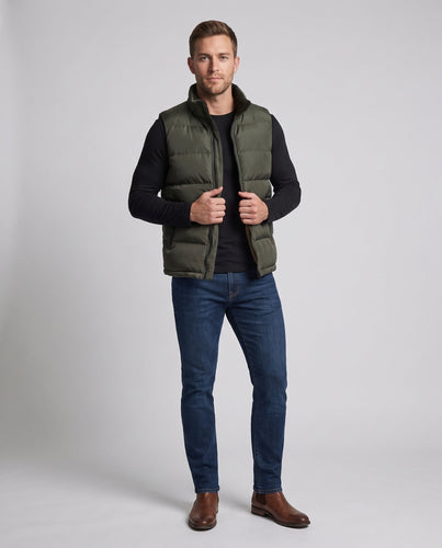 Herren Thermo‑Steppweste mit kuscheligem Sherpa‑Futter und wasserabweisender Mikrofaserschale Echoarchiv