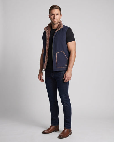 Herren Thermo-Utility-Weste mit Teddyfutter, winddichter Außenlage und Eingrifftaschen Echoarchiv