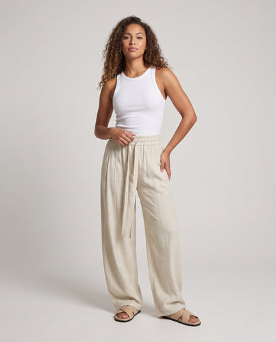 Damen Elegante und weit geschnittene Chino-Hose Echo Archiv