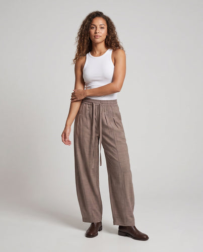 Damen Elegante und weit geschnittene Palazzo-Hose Echo Archiv