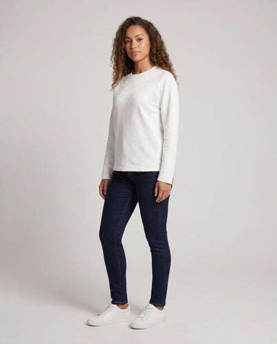 Damen Lässiger Oversized Pullover mit strukturiertem Design Echo Archiv