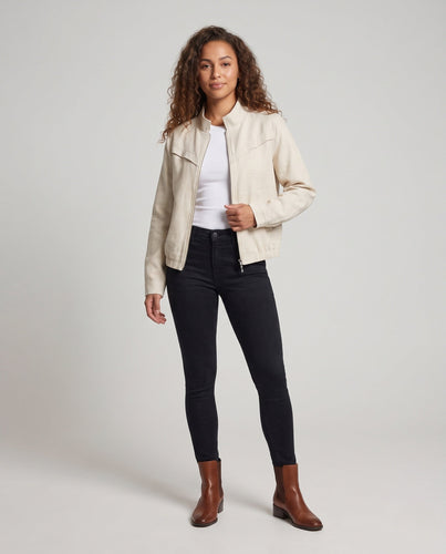 Damen Modische und leichte Übergangsjacke mit Stehkragen Echo Archiv