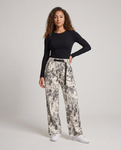 Damen Modische weite Freizeithose Echo Archiv