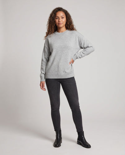 Damen Modischer Oversized Pullover Echo Archiv