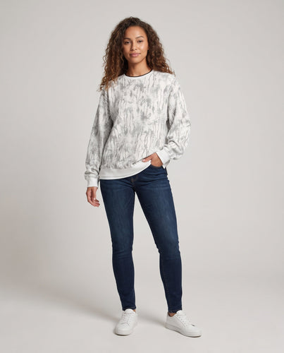 Damen Oversized Sweatshirt mit strukturiertem Design Echo Archiv