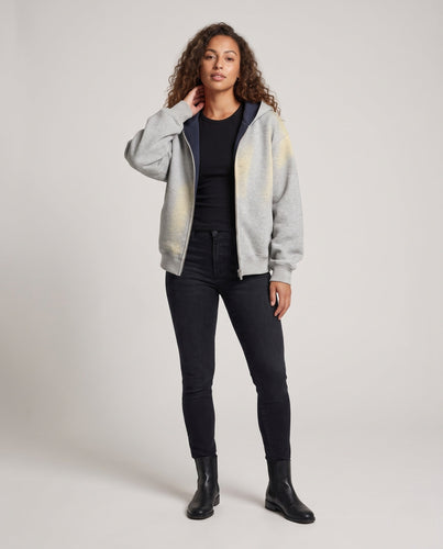 Damen Sportliche Zip-Jacke Echo Archiv