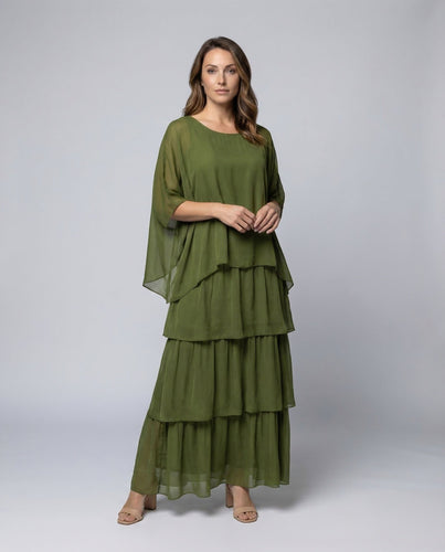 Maxikleid Sommer Damen Chiffon