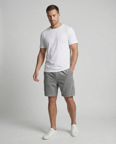 Herren Kord-Bermudas mit elastischem Bund – Sorevano
