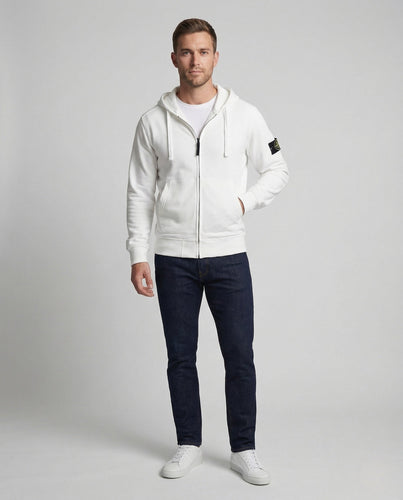 Unisex Kapuzen Sweatjacke mit Reißverschluss – Taviero