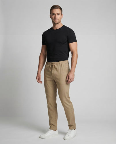 Herren Leinenhose Gerade