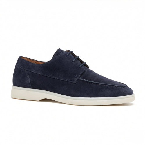 Herren Luxe LEchoarchivther Schnürloafers mit Gummisohle & Komfort | Echoarchiv