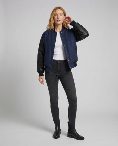 Damen Varsity Jacke Oversize