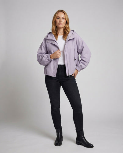 Damen Kapuzenjacke Oversize Reißverschluss
