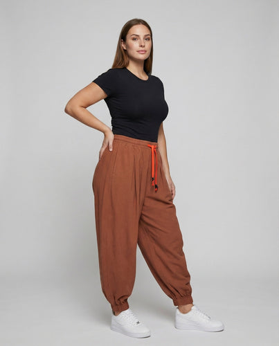 Damen Bequeme Niedrige Schritt Sweat Harem Sweatpants