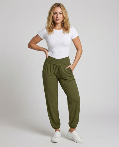 Damen Bequeme V-Band Design Gemischte Komfort Jogginghose