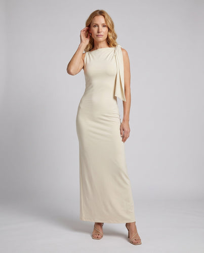 Frauen Abendkleid Strapless Asymmetrisch BindEcho Archivand