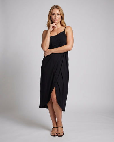 Damen Strand Cover-up Kleid Spaghetti-Träger Hohe Seitennaht