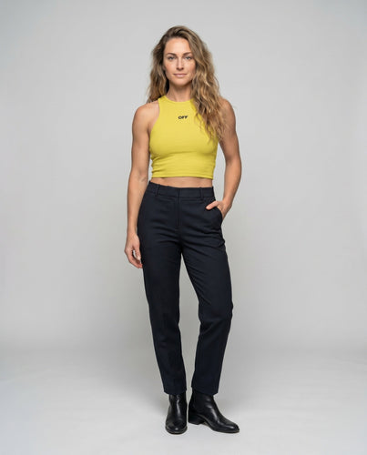 Damen Sportlicher Crop Top