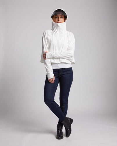 Damen Multifunktionale UV-Schutz Kapuzenjacke Echo Archiv