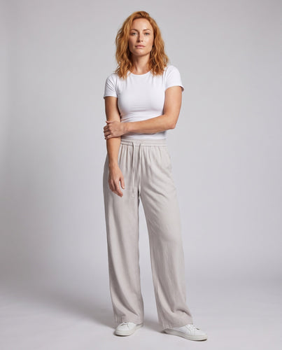 Damen Weite Sommerhose mit elastischem Bund Echo Archiv