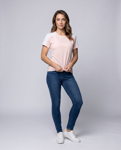 Damen atmungsaktives Sport-T-Shirt mit innovativer Feuchtigkeitsregulierung Echo Archiv