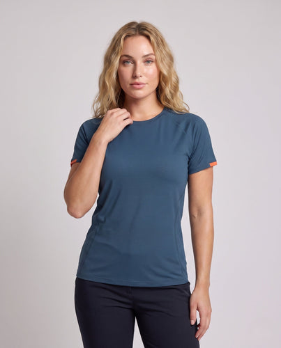Damen Funktions-Laufshirt mit atmungsaktiven Einsätzen Echo Archiv
