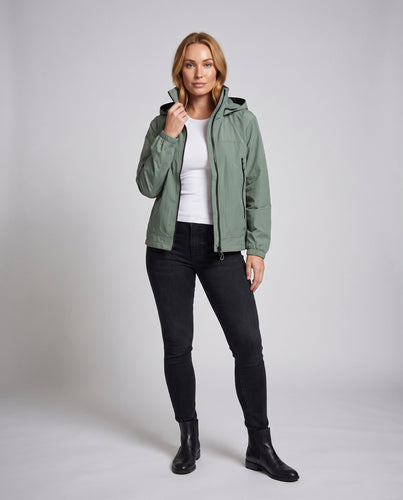 Damen Funktionsjacke mit atmungsaktiver Membran und praktischen Reißverschlusstaschen Echo Archiv