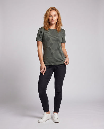 Damen high-performance Sport-T-Shirt Echo Archiv