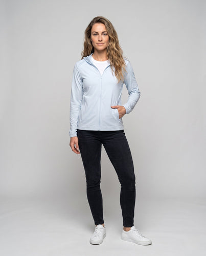 Damen leichte Funktionsjacke mit atmungsaktiven Einsätzen Echo Archiv