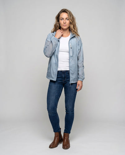 Damen leichte Multifunktionsjacke mit atmungsaktiven Einsätzen Echo Archiv