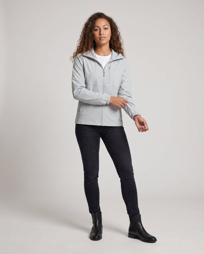 Damen leichte Outdoor-Jacke mit praktischem Kapuzendesign Echo Archiv