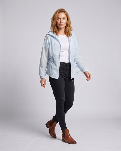 Damen leichte Übergangsjacke mit multifunktionalem Kapuzendesign Echo Archiv