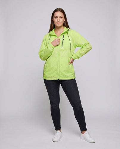 Damen Leichte und atmungsaktive Outdoor-Jacke mit verstellbarem Kapuzendesign Echo Archiv