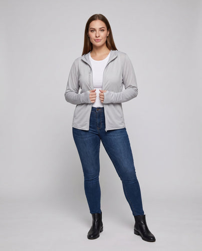 Damen leichte und atmungsaktive Sportjacke mit UV-Schutz Echo Archiv