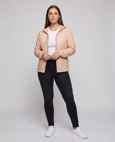 Damen leichte UV-Schutz Jacke mit verstellbarem Kapuzendesign Echo Archiv