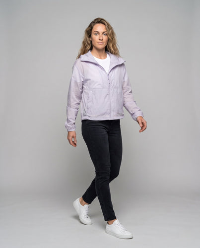Damen leichte Windbreaker-Jacke mit atmungsaktiven Einsätzen Echo Archiv