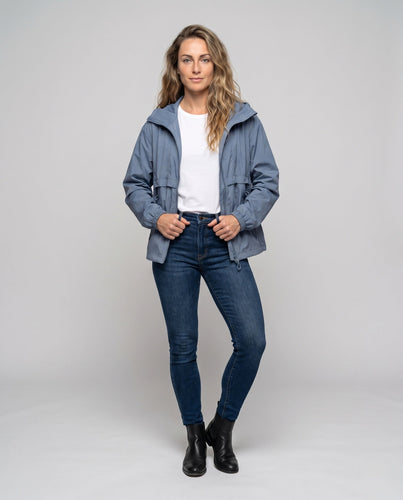Damen leichte Windjacke mit atmungsaktiven Einsätzen Echo Archiv