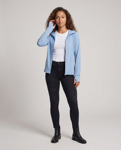 Damen multifunktionale Sportjacke mit leichtem Wetterschutz Echo Archiv