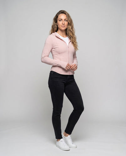 Damen Sportjacke mit atmungsaktivem Material und schützendem Kapuzendesign Echo Archiv