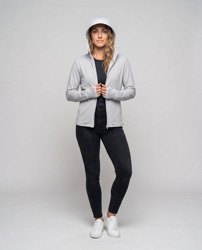 Damen technische UV-Schutzjacke mit atmungsaktiver Kapuze Echo Archiv