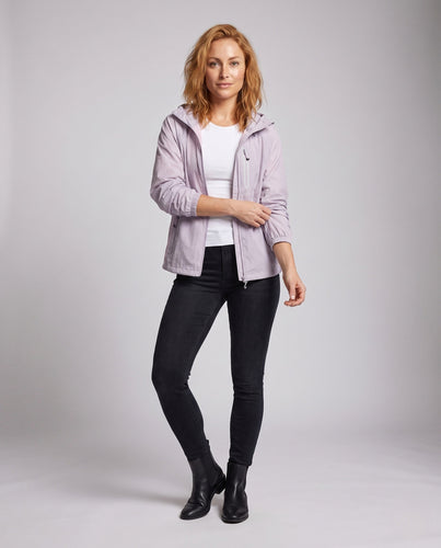 Damen nan ultraleichte Packbare UV-Schutz Kapuzenjacke mit Mesh-Futter und Brust-Reißverschlusstasche Echo Archiv