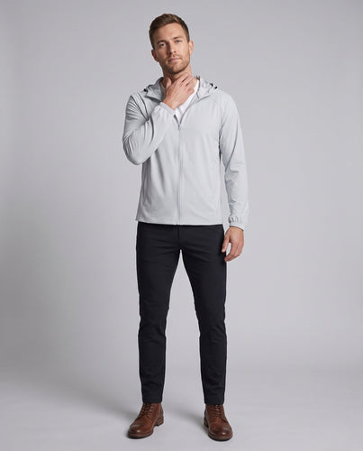 Herren nan leichte wasserabweisende Kapuzenjacke mit UV-Schutz Echo Archiv
