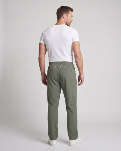 Herren nan sportliche Travel-Joggerhose mit elastischem Kordelbund, wasserabweisenden Reißverschlusstaschen und schnelltrocknender Mikrofaser Echo Archiv