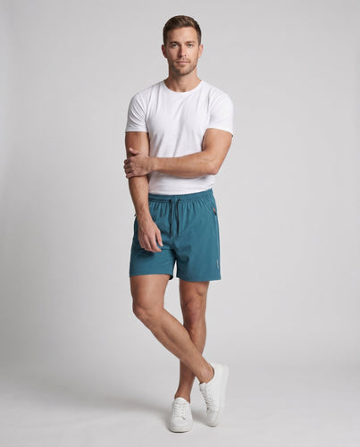 Herren nan vielseitige Lauf- und Badeshorts mit schnelltrocknender Mikrofaser, elastischem Tunnelzug und reflektierenden Einsätzen Echo Archiv