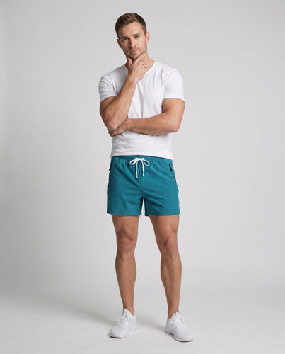Herren nan wasserabweisende Badeshorts mit elastischem Bund und Reißverschlusstaschen Echo Archiv