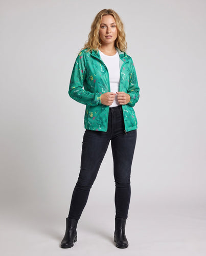 Damen nan atmungsaktive ultraleichte UV-Schutzjacke mit Kapuze und Meshfutter Echo Archiv