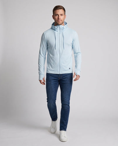 Unisex nan atmungsaktive Kapuzenjacke mit hohem Kragen und verdecktem Kinnschutz Echo Archiv