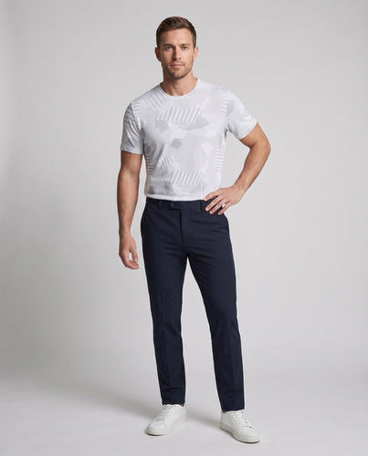 Herren nan atmungsaktives Funktions-T-Shirt mit geometrischem Jacquardmuster Echo Archiv