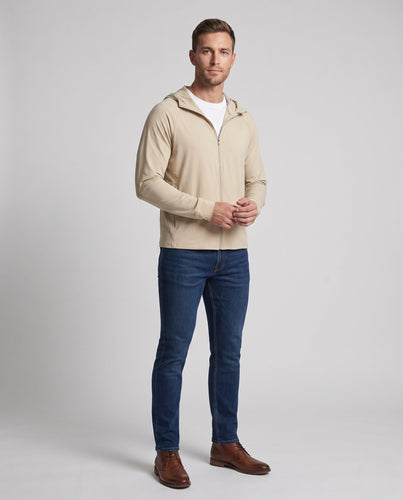 Herren nan ultraleichte UV-Schutz Kapuzenjacke mit durchgehendem Reißverschluss Echo Archiv